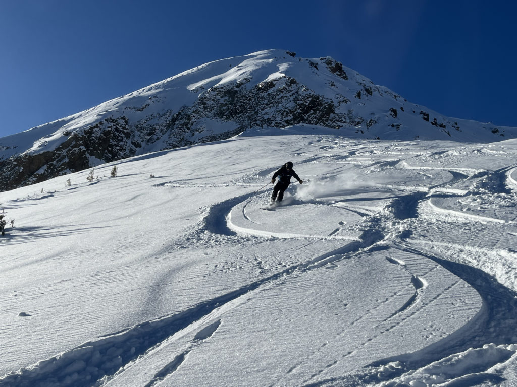 As good as it gets -- powder skiing on a hut trip!