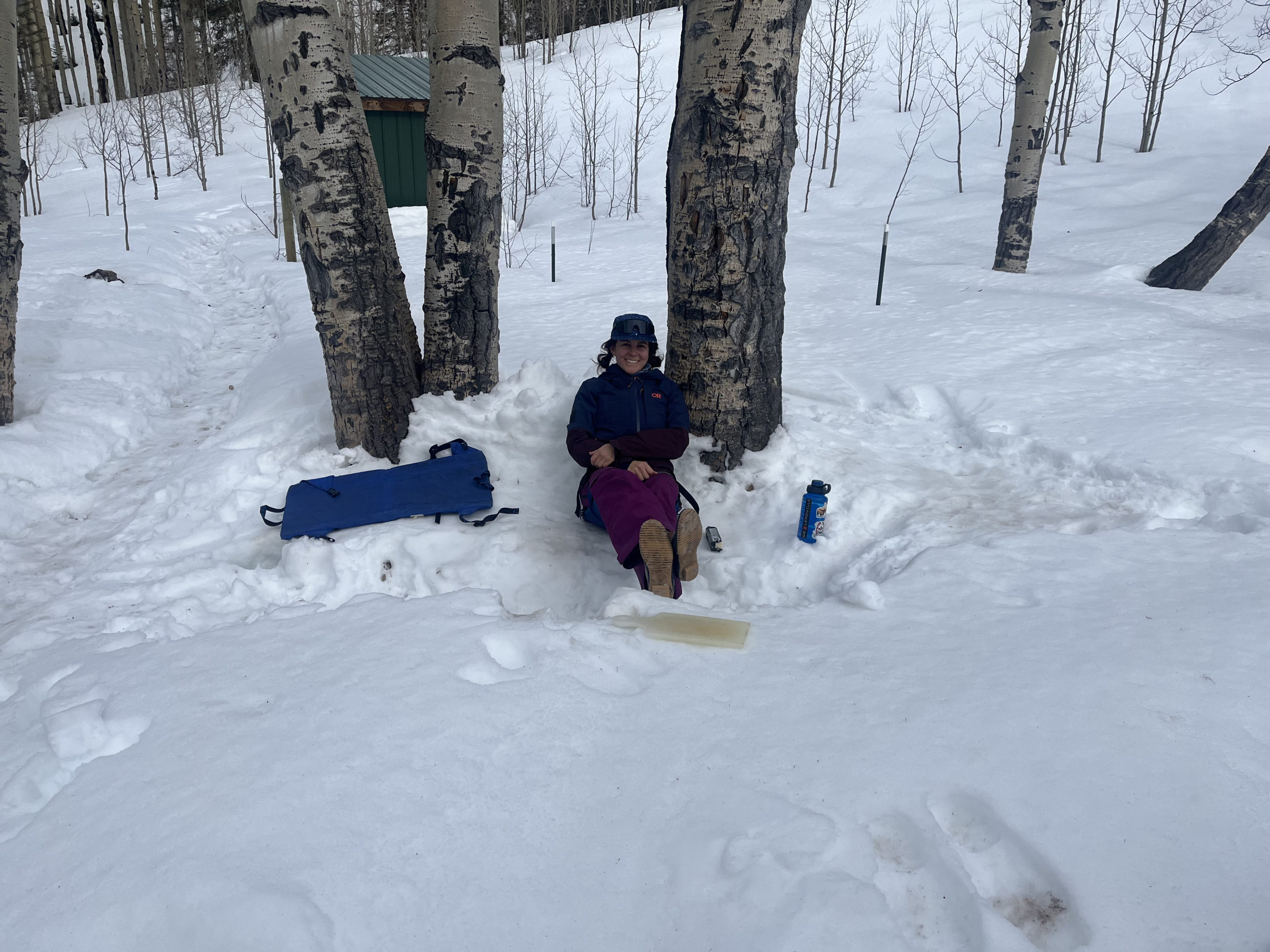 Post-skiing relaxation